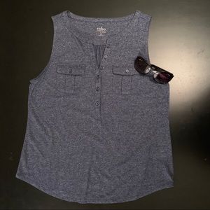 NY & Co Heather Blue tank